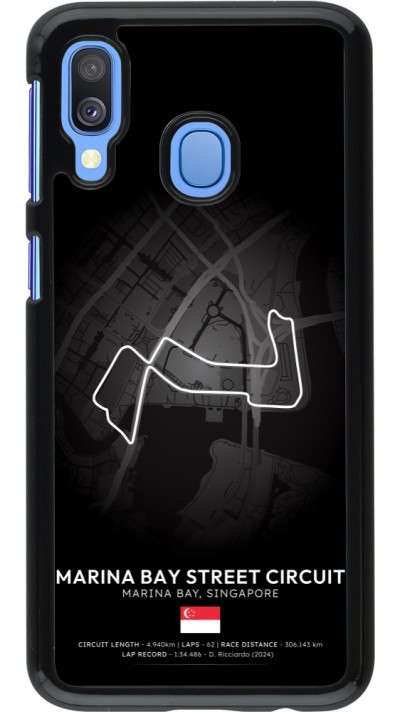 Samsung Galaxy A40 Case Hülle - F1 Track 2025 Singapore