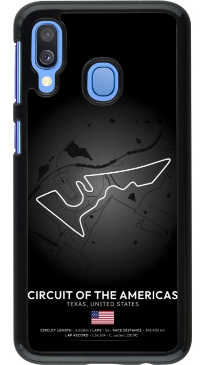 Samsung Galaxy A40 Case Hülle - F1 Track 2025 United States