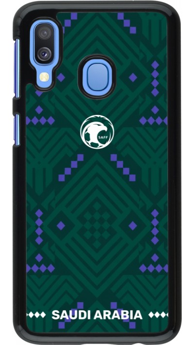Samsung Galaxy A40 Case Hülle - Saudi Arabien 2026 personalisierbares Fussballtrikot