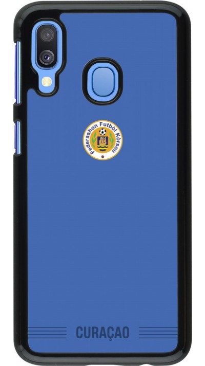 Samsung Galaxy A40 Case Hülle - Curaçao 2026 personalisierbares Fussballtrikot