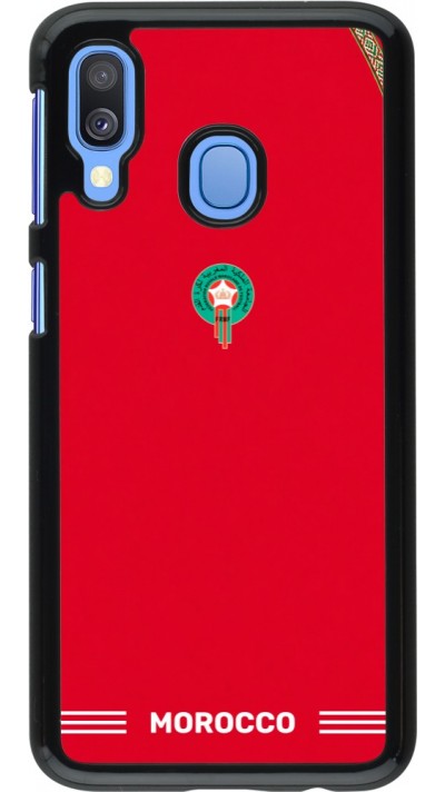 Samsung Galaxy A40 Case Hülle - Marokko 2026 personalisierbares Fussballtrikot