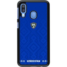 Samsung Galaxy A40 Case Hülle - Usbekistan 2026 personalisierbares Fussballtrikot