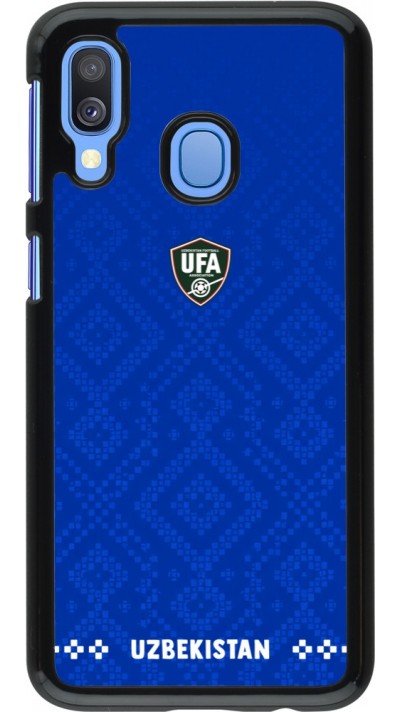Samsung Galaxy A40 Case Hülle - Usbekistan 2026 personalisierbares Fussballtrikot