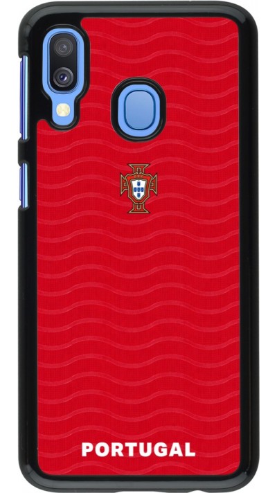 Samsung Galaxy A40 Case Hülle - Portugal 2026 personalisierbares Fussballtrikot