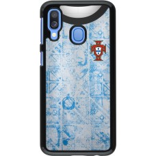 Samsung Galaxy A40 Case Hülle - Portugal Away personalisierbares Fussballtrikot