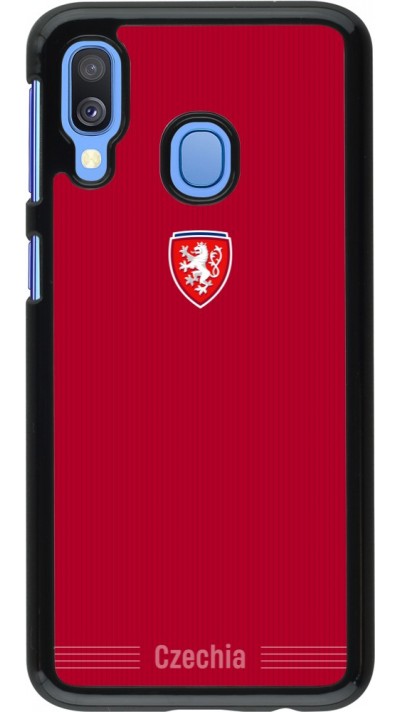 Samsung Galaxy A40 Case Hülle - Tschechische Republik 2026 personalisierbares Fussballtrikot