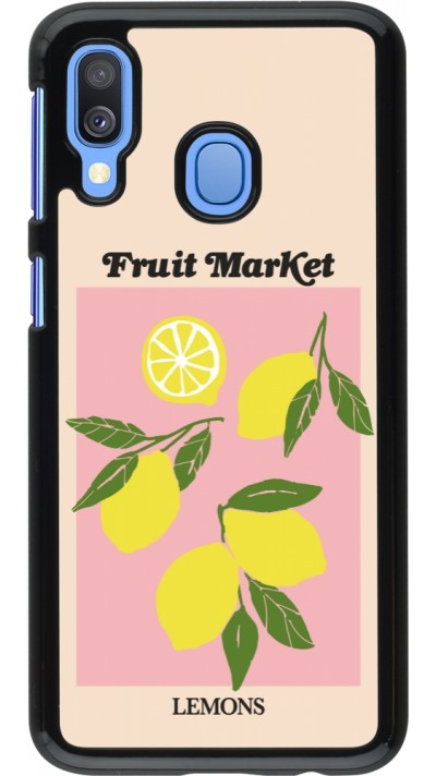 Samsung Galaxy A40 Case Hülle - Fruit market lemons 2026