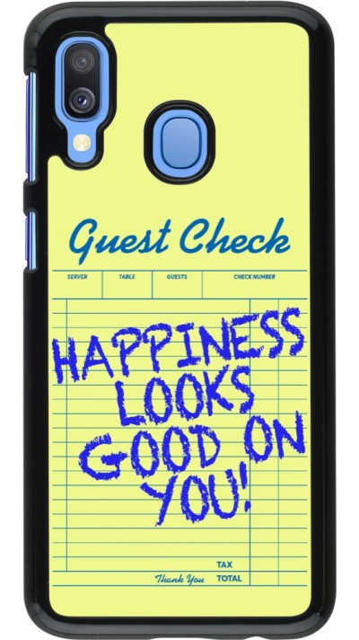 Samsung Galaxy A40 Case Hülle - Guest check 2026