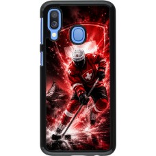 Samsung Galaxy A40 Case Hülle - Hockey World Championship Player