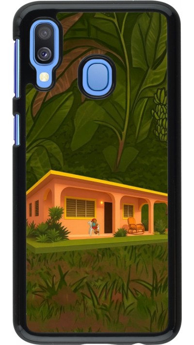 Samsung Galaxy A40 Case Hülle - Benitos house DTMF