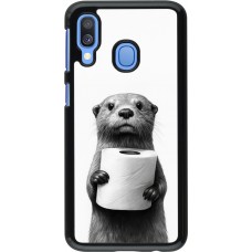 Samsung Galaxy A40 Case Hülle - Otter Toilettenpapier