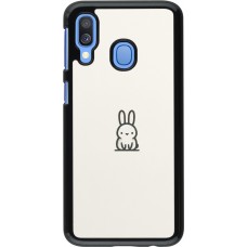 Samsung Galaxy A40 Case Hülle - Minimal Häschen Süße