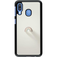 Samsung Galaxy A40 Case Hülle - Mini Regenbogen Minimal