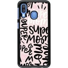 Samsung Galaxy A40 Case Hülle - Mom 2024 Super mom
