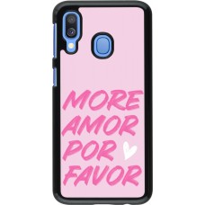 Samsung Galaxy A40 Case Hülle - More amor porfavor
