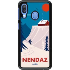 Samsung Galaxy A40 Case Hülle - Nendaz Cabane Ski