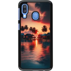 Samsung Galaxy A40 Case Hülle - Paradies Malediven