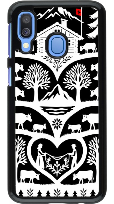 Samsung Galaxy A40 Case Hülle - Poya Schweiz 2 schwarz