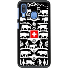 Samsung Galaxy A40 Case Hülle - Poya Schweiz 3 schwarz