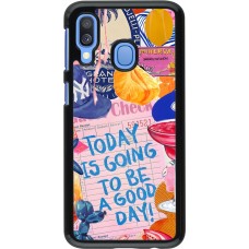 Samsung Galaxy A40 Case Hülle - Preppy Today is Going to be a good day
