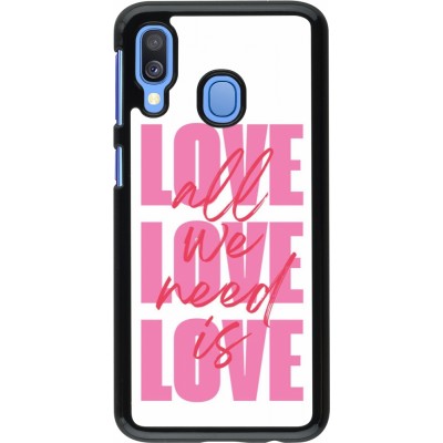 Samsung Galaxy A40 Case Hülle - Saint Valentines Day 26 Love all we need is
