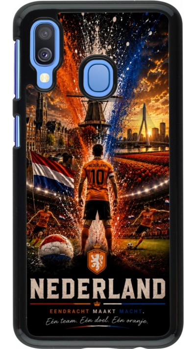Samsung Galaxy A40 Case Hülle - Fussball Niederlande splash 2026
