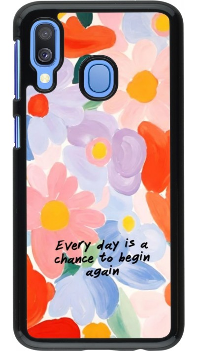 Samsung Galaxy A40 Case Hülle - Every day is a chance 2026