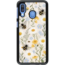 Samsung Galaxy A40 Case Hülle - Pattern bees Spring 2026