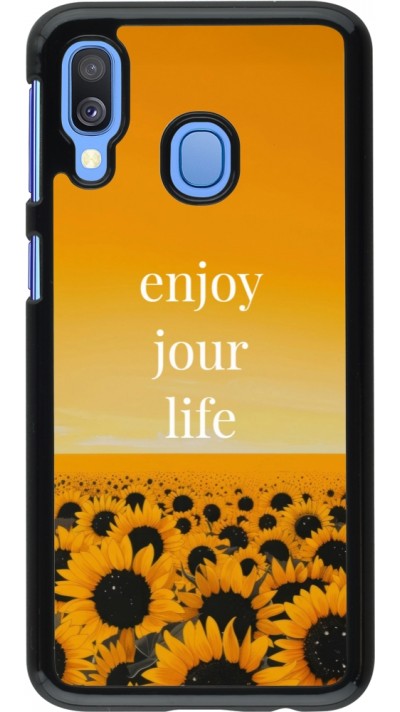 Samsung Galaxy A40 Case Hülle - Summer 2025 Enjoy your life