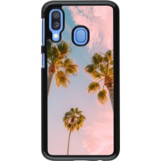 Samsung Galaxy A40 Case Hülle - Summer 2025 Palmiers