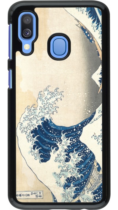 Samsung Galaxy A40 Case Hülle - Kunstbild - Die große Welle vor Kanagawa - Hokusai