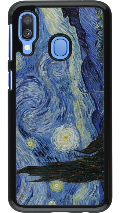 Samsung Galaxy A40 Case Hülle - Kunstbild - Sternennacht - Van Gogh