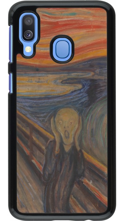 Samsung Galaxy A40 Case Hülle - Kunstbild - Der Schrei - Edvard Munch