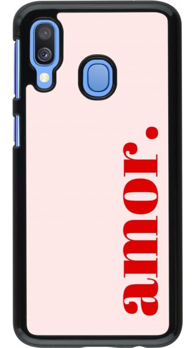 Samsung Galaxy A40 Case Hülle - Valentine 2024 amor