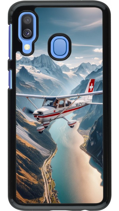 Samsung Galaxy A40 Case Hülle - Schweizer Alpenflug