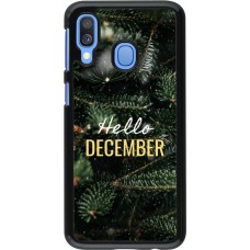 Samsung Galaxy A40 Case Hülle - Winter 25 Winter hello december