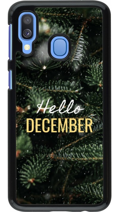 Samsung Galaxy A40 Case Hülle - Winter 25 Winter hello december