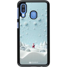 Samsung Galaxy A40 Case Hülle - Weihnachten 2023 Kleiner Vater Schneeflocke