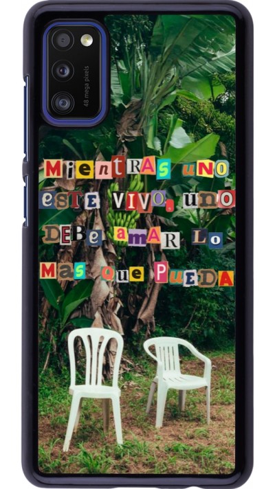 Samsung Galaxy A41 Case Hülle - Chairs DTMF