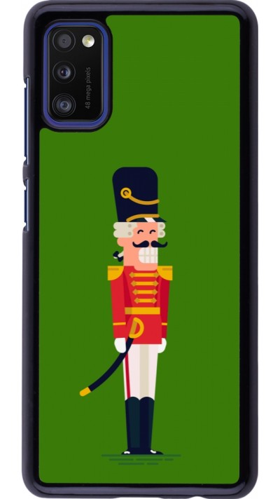 Samsung Galaxy A41 Case Hülle - Christmas 25 Nutcracker Green