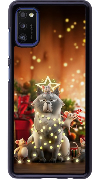 Samsung Galaxy A41 Case Hülle - Christmas 25 Xmas Cat