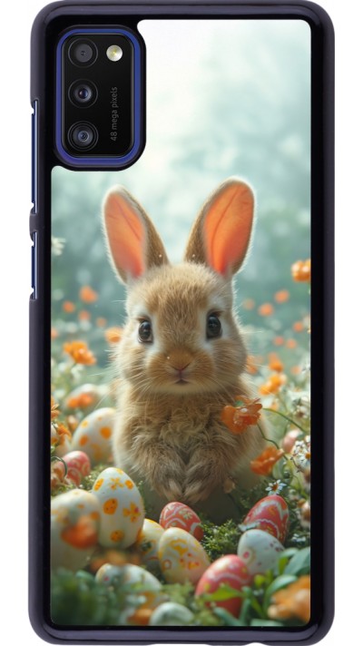 Samsung Galaxy A41 Case Hülle - Easter 2026 Rabbit in the garden