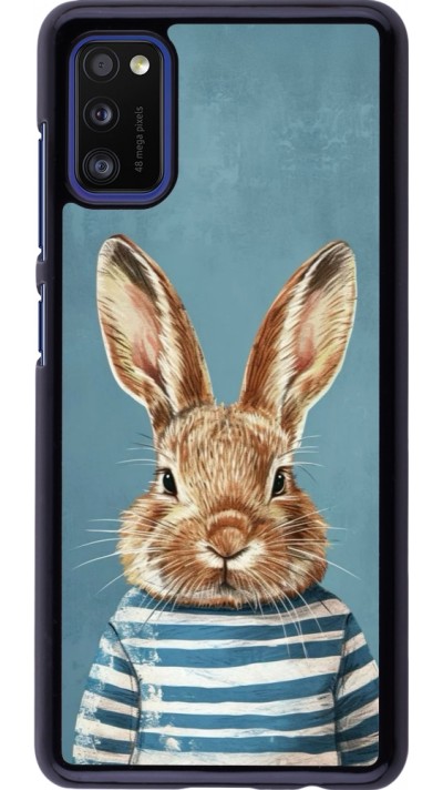 Samsung Galaxy A41 Case Hülle - Easter 2026 Rabbit navy