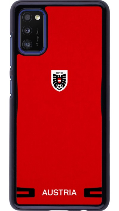 Samsung Galaxy A41 Case Hülle - O?sterreich 2026 personalisierbares Fussballtrikot