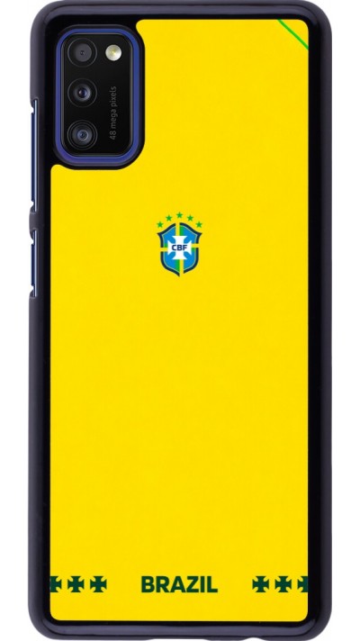 Samsung Galaxy A41 Case Hülle - Brasilien 2026 personalisierbares Fussballtrikot