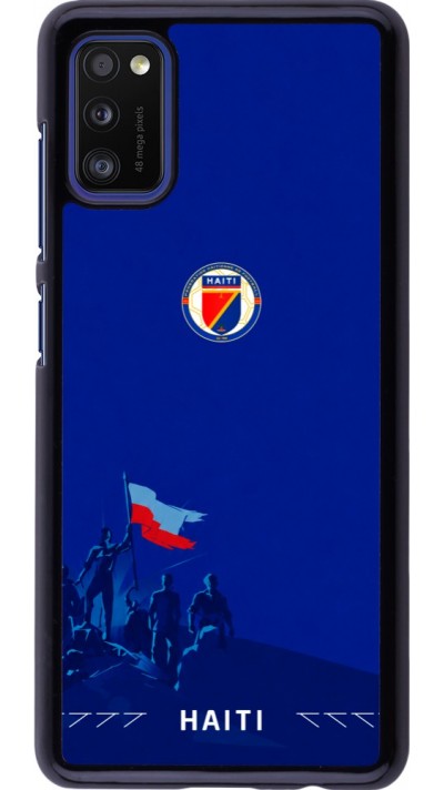 Samsung Galaxy A41 Case Hülle - Haiti 2026 personalisierbares Fussballtrikot