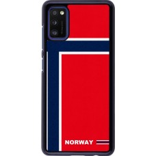 Samsung Galaxy A41 Case Hülle - Norwegen 2026 personalisierbares Fussballtrikot