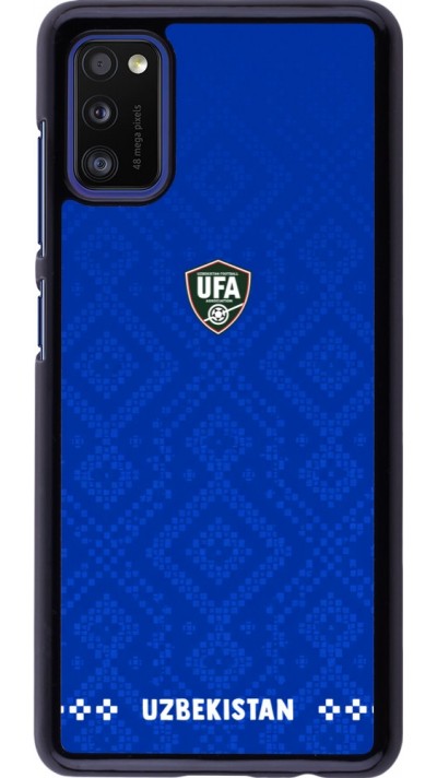 Samsung Galaxy A41 Case Hülle - Usbekistan 2026 personalisierbares Fussballtrikot