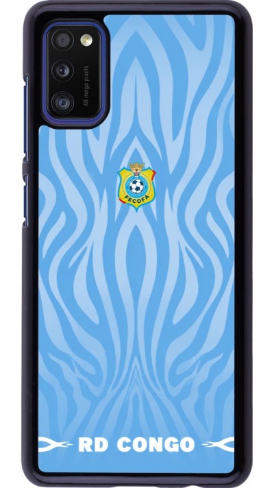 Samsung Galaxy A41 Case Hülle - Demokratische Republik Kongo 2026 personalisierbares Fussballtrikot