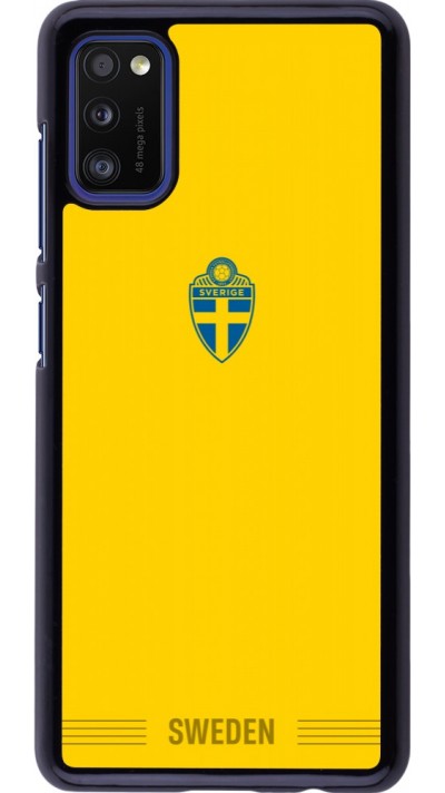 Samsung Galaxy A41 Case Hülle - Schweden 2026 personalisierbares Fussballtrikot